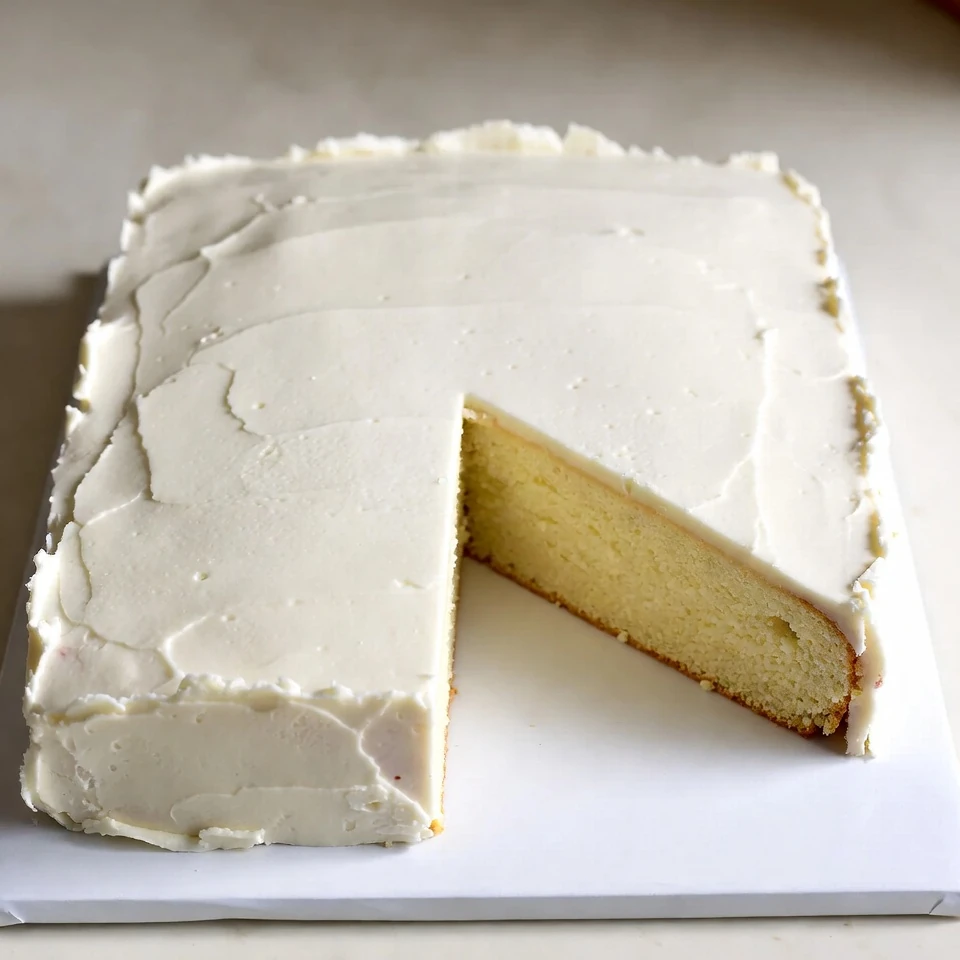 Cake - Sheet Vanilla